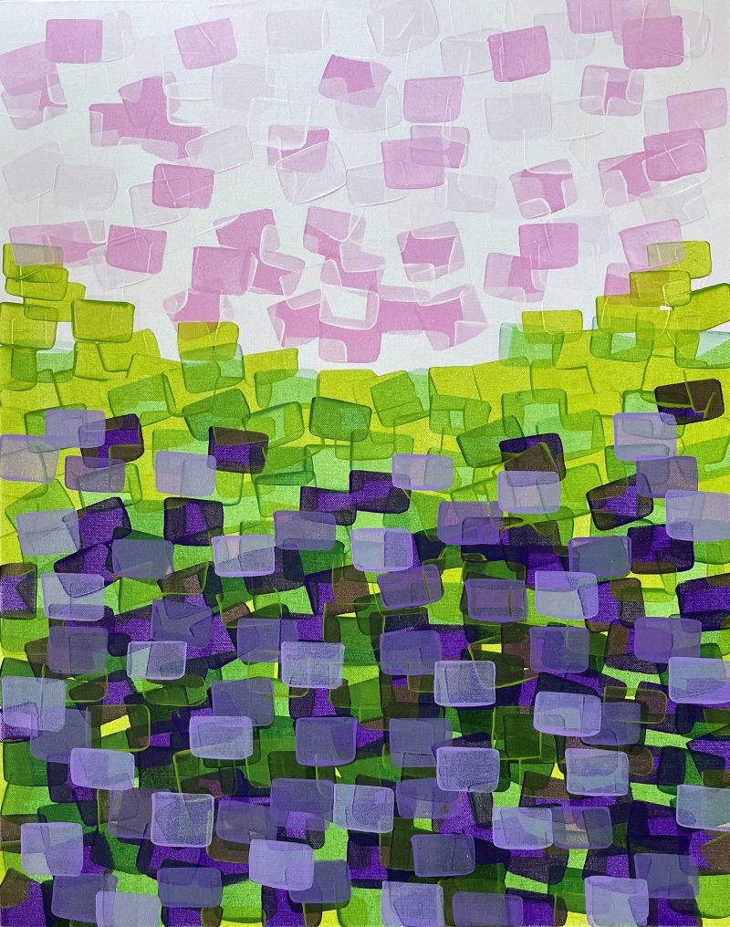 When Pink Sky Meets Lavender Field