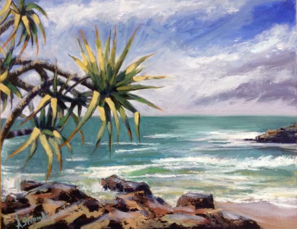 Pandanus And Waves Final