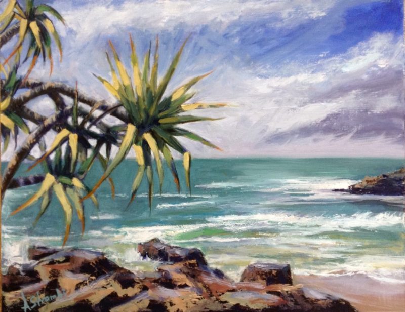 Pandanus and Waves