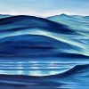 Swimmig Iin Tropical Water Close Up Waves Alanah Jarvis Ocean Painting