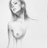 Sydney Artist Leni Kae Reveal Nude Woman Works On Paper