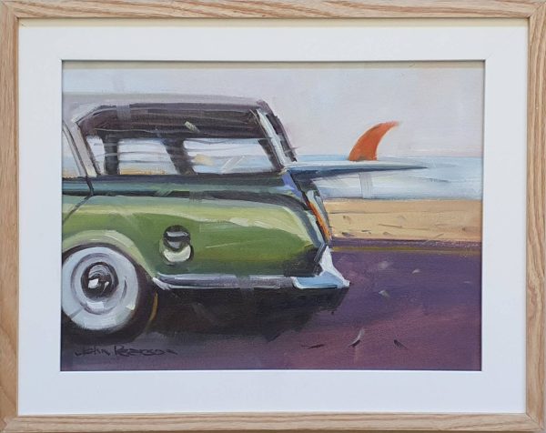 21 Summer Surf Framed