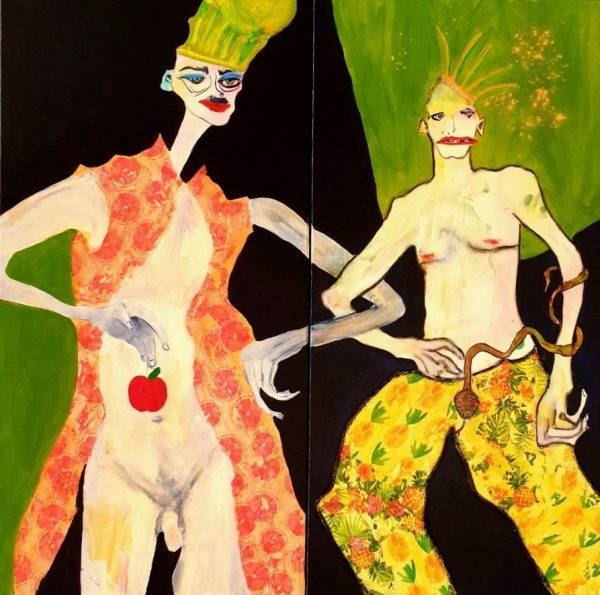 23 Adam And Steve Pair Karen Chappelow Art