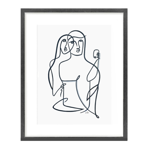 B & W Lovers Selfie V2