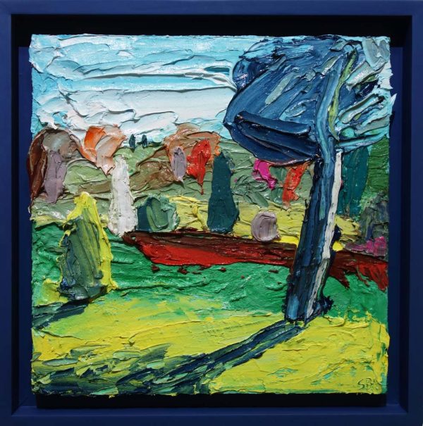 Baxter Stephen A Walk In The Park 1 Oil On Canvas Canvas Size H40 X W40cm