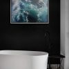 Canvy Ocean View Relaxing Bath In Modern Bathroom Interior