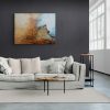 Canvy Tidelines Open Plan Industrial Style Living Room
