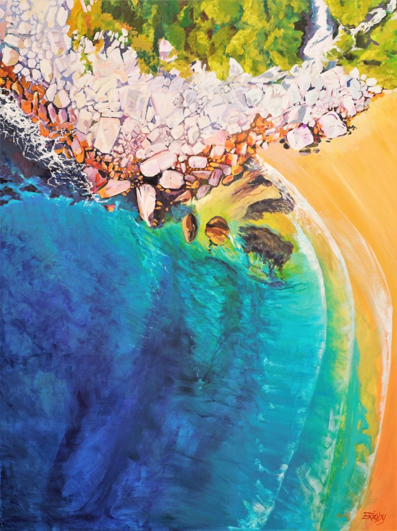 Magnetic Island by the Brilliant Blue Ocean