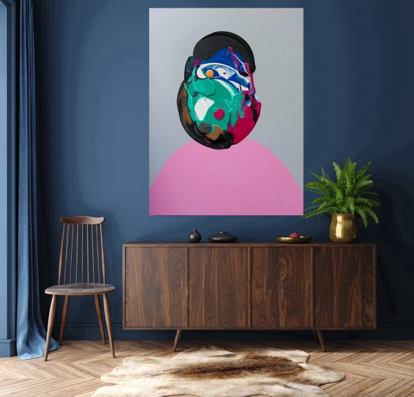 Commode,with,chair,and,decor,in,living,room,interior,,dark