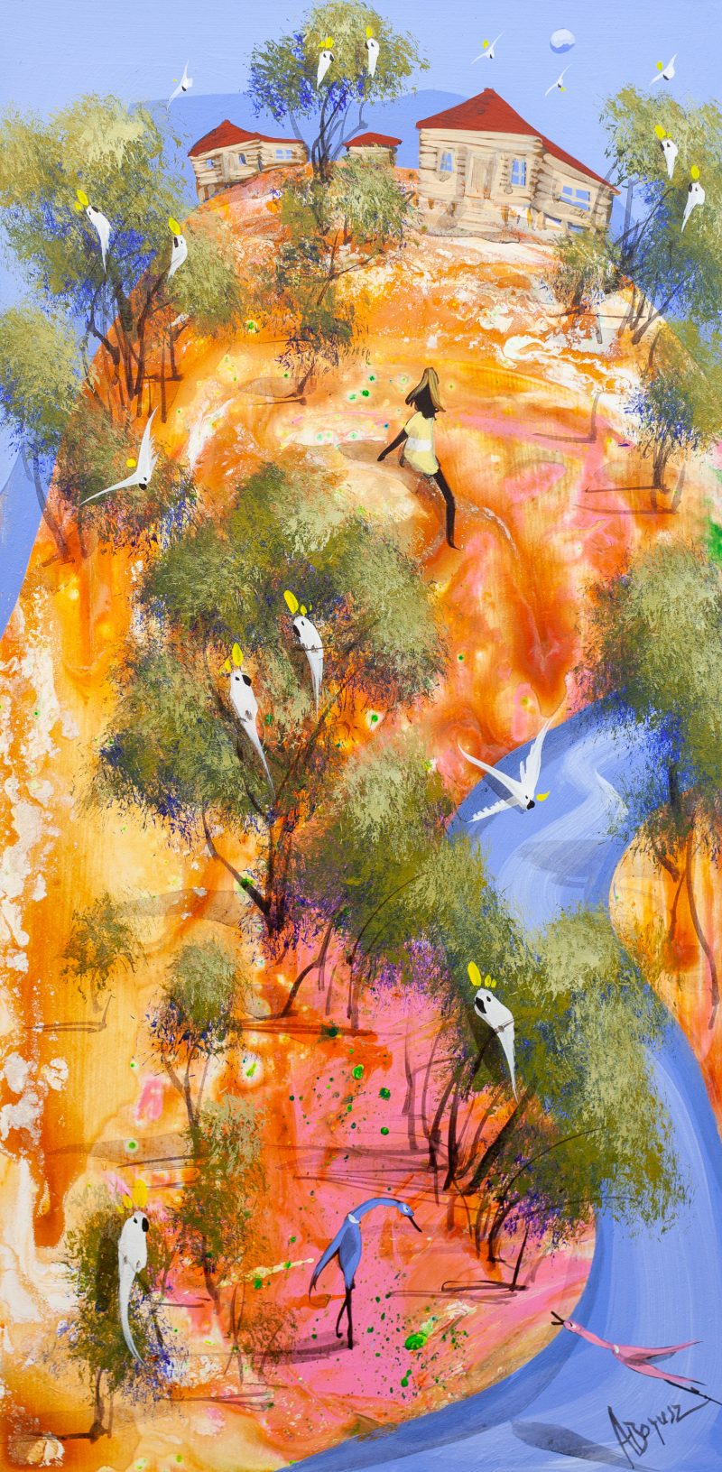 Down by the blue river