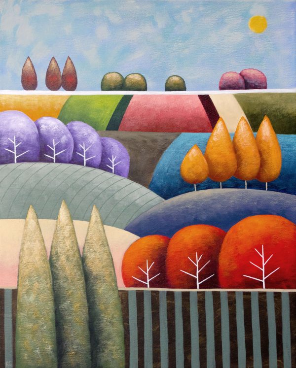 Rolling Dusk No.2 16x20 Large