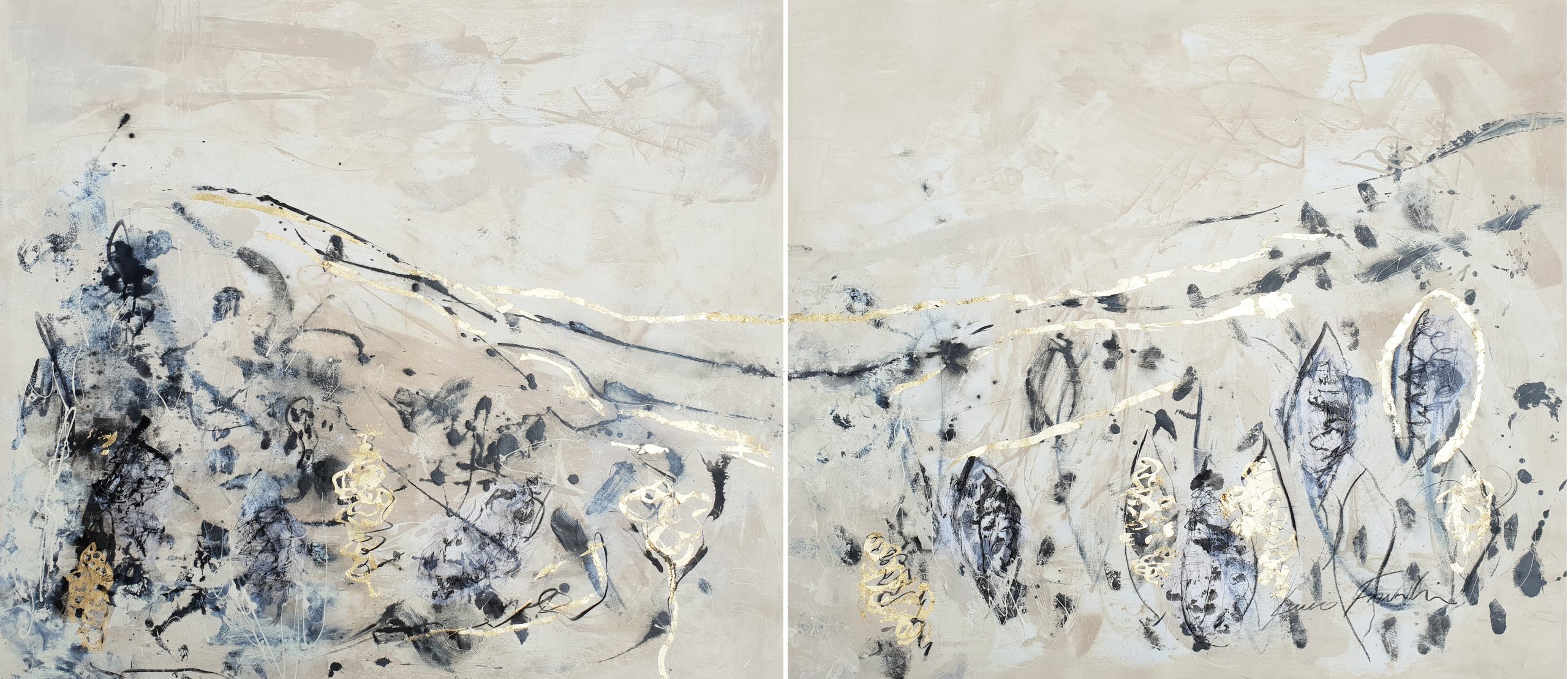 Scattered Diptych Laurie Franklin