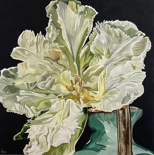 Wendy Peters Fragile Heart Oil On Canvas 92cm X 92cm