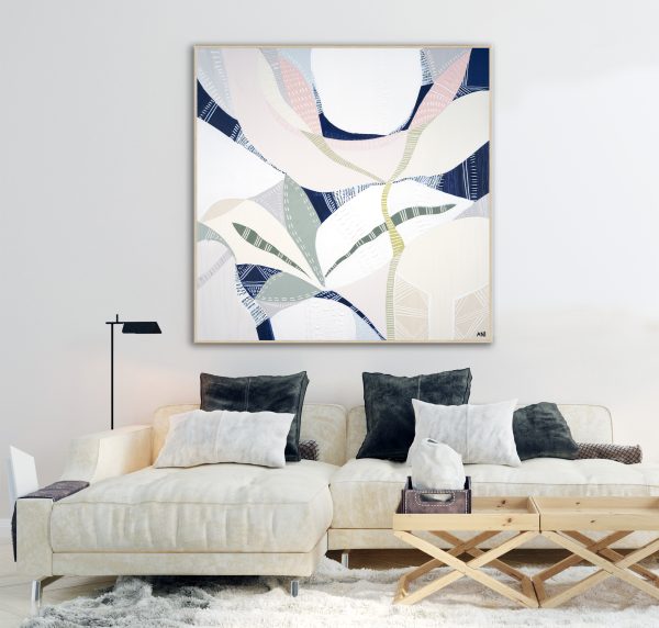 3d Interoir Design For Living Room And Mockup Frame