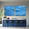 Alanah Jarvis Ocean Painting Kitchen Insitu