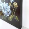 Blue Roses Canvase Detail