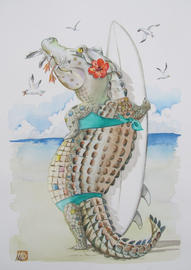 Lady Crocodile – Let’s Surf!