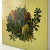 Green Banksia Painting Side View