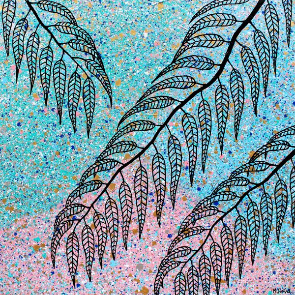 Gum Leaves Pastals Textured