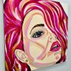 Ignite Songbird Designz Deborah Lang Pop Art Womans Face Collection Modern Art Canvas Contemporary Style 3