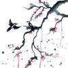 Sydney Artist Leni Kae Sakura Beginnings Sumi E Style