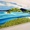 The Whitsunday Islands Songbird Designz Deborah Lang Beach Bay Beachscene Whitsundays Whitehaven Canvas Wall Art Contemporary Coastal Hamptons Style 3