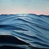 Unframed Pink By Night Alanah Jarvis Ocean Painting