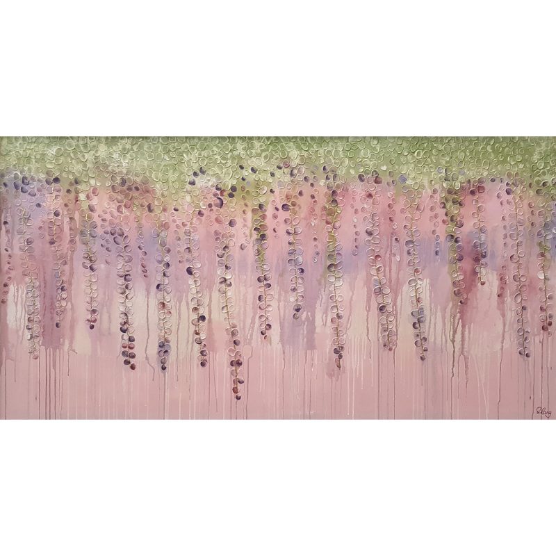 Weeping Wisteria – Textured Abstract