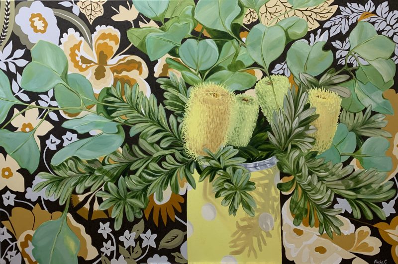 Banksias, Dollar Gum and the Vintage Sanderson