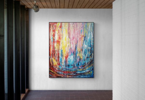 Alina Zorkina Art Dancing In The Dark Abstract Insitu