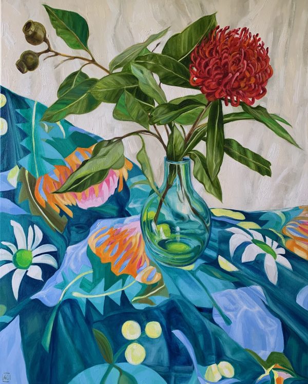 Cornwell Alicia Turquoise Waratah On Australiana