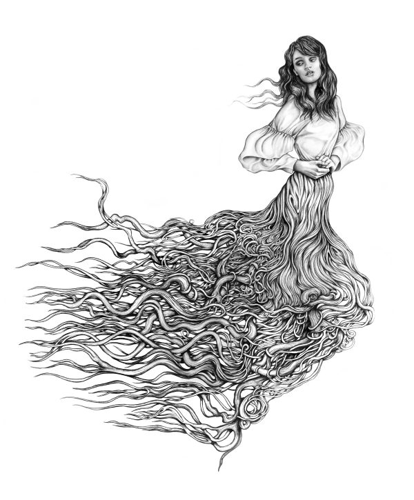 Girls With Sleeves, Carmen Delprat, Art Lovers Australia.