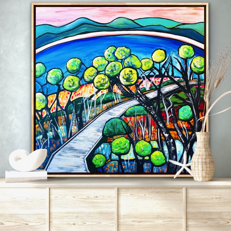 Mangrove Walk Beside the Sea | Framed