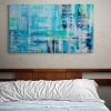 Laurae Healy Artist Blue Abstract Paintings