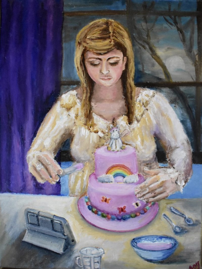 Unicorn Ice-cream Cake