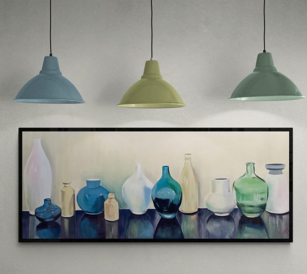 Pendant Lights Illuminating Wall (10)