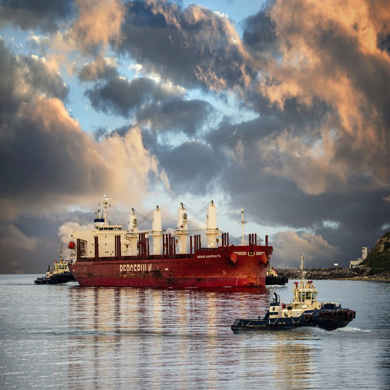Red Ship and Reflections