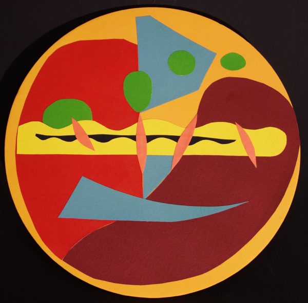 Stephen Baxter Colour Disk 5 H50 X W50 X D2cm Synthetic Polymer Paint On Canvas Art Lovers Australia5