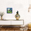 Stephen Baxter Room With Sidboard A Walk In The Park Painting And Crucible Sculpture Crop Small