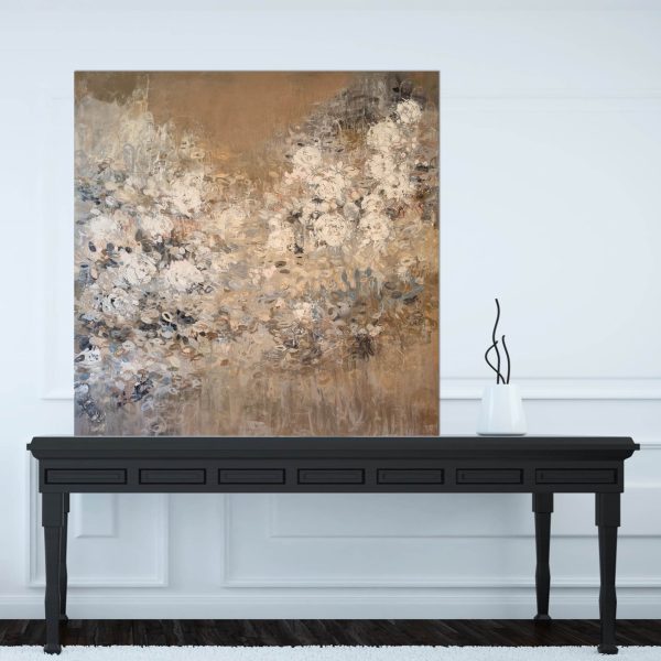 Wild White Rose Gothic Bench