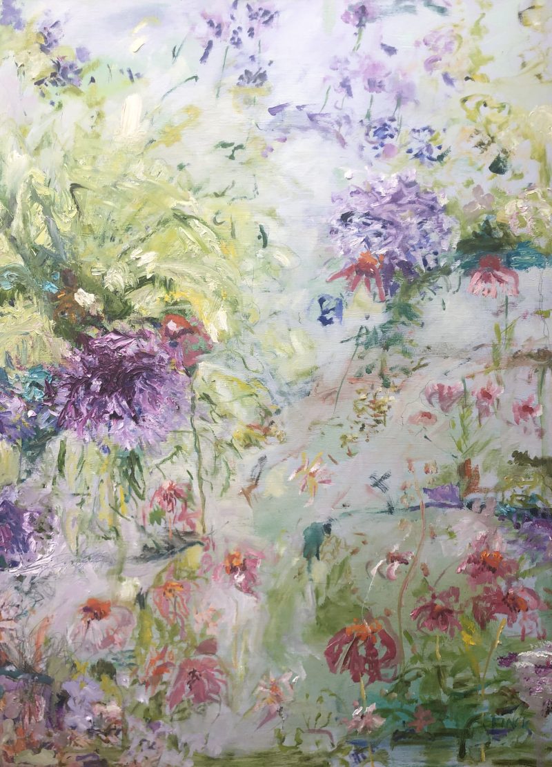 Agapanthas and Echinacea