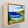 Blue Pearl Bay Songbird Designz Deborah Lang Beach Bay Beachscene Canvas Wall Art Contemporary Coastal Hamptons Style 3