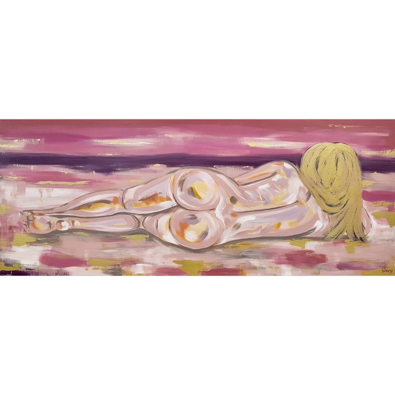 Blush Nude – Nude Woman Laying on Her Side