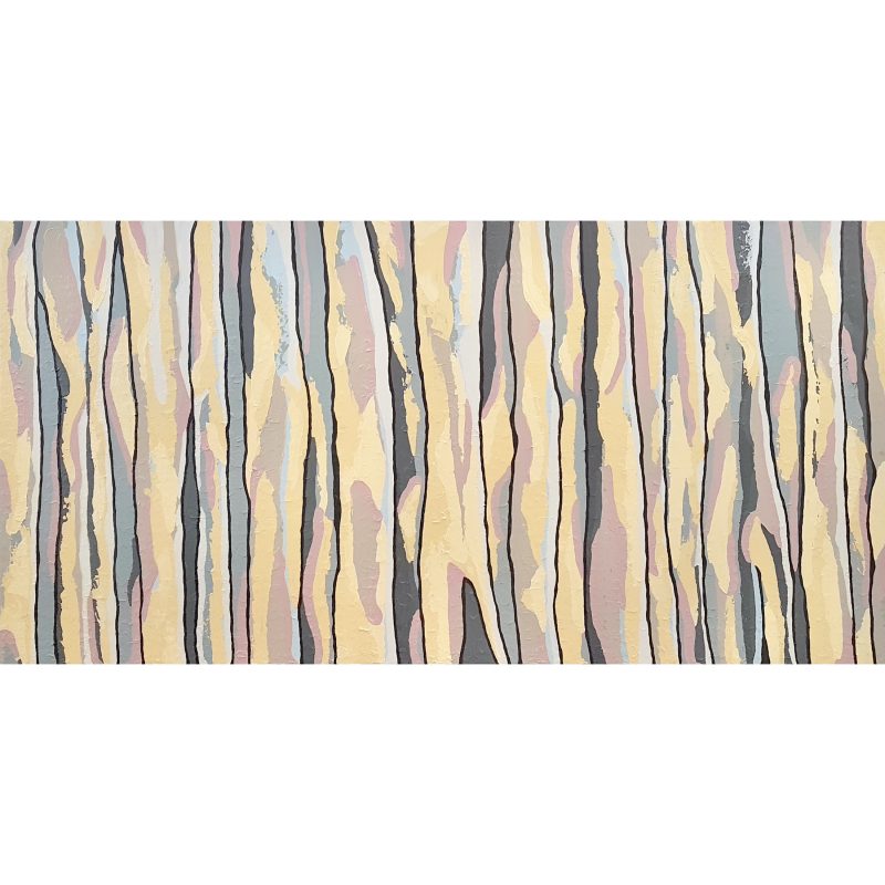 Paperbark Gums – Textured Abstract Trees