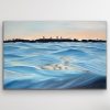 Sandringham Beach Alanah Jarvis Ocean Painting On White Wall