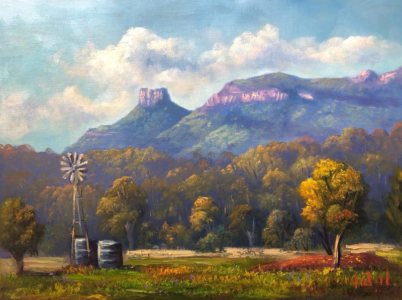 A view of Mount Kaputar near Narrabri