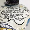 Art Lovers Australia Flower Power Person Urn Ceramic Close 1
