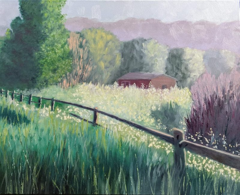 The Farmhouse – Impressionist Landscape