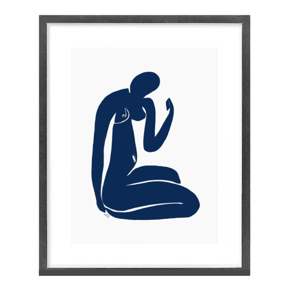 Blue Nude Selfie 2.1