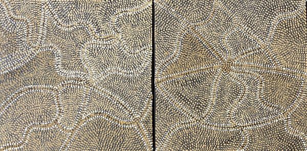 Cara Shields Artlovers Aboriginal Art Ochre Earth Lines Series 2,